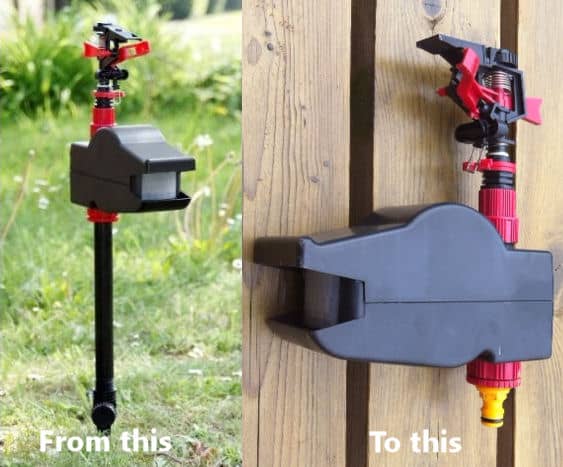 pestbye jet spray repeller for keeping cats off your lawn