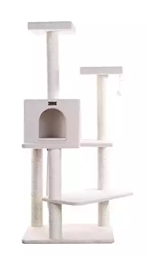 Armarkat 57-Inch Cat Tree in Ivory